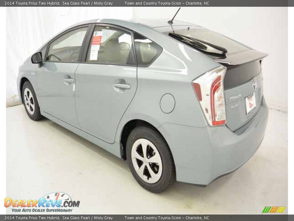 2014 Toyota Prius Two Hybrid Sea Glass Pearl / Misty Gray Photo #35