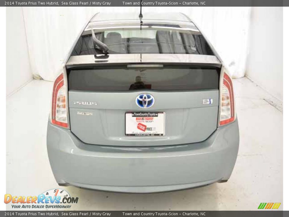 2014 Toyota Prius Two Hybrid Sea Glass Pearl / Misty Gray Photo #36