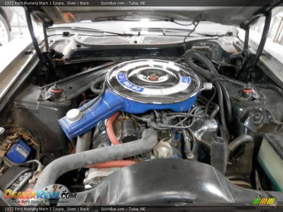 1972 Ford Mustang Mach 1 Coupe 351 Cobra Jet Engine Photo #5