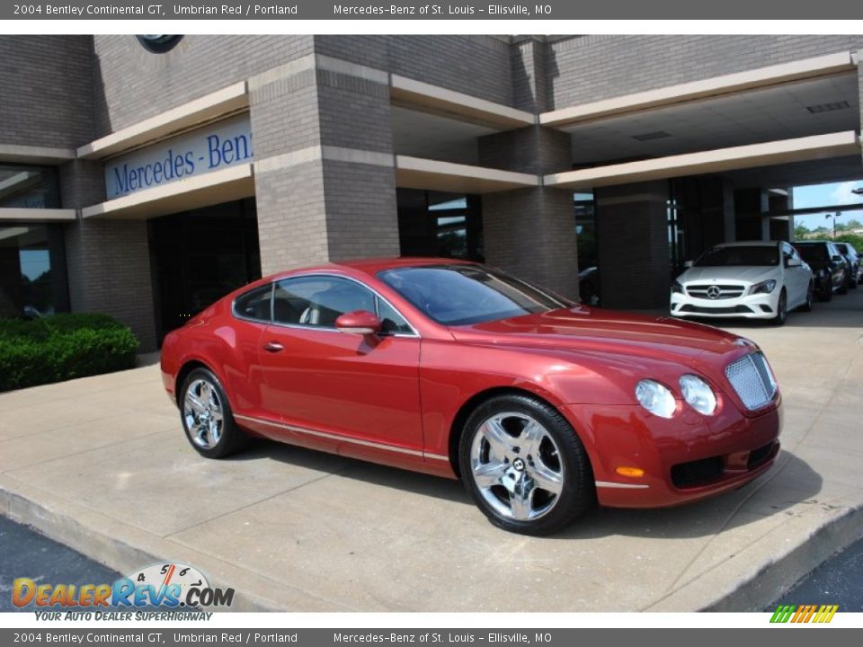 2004 Bentley Continental GT Umbrian Red / Portland Photo #1