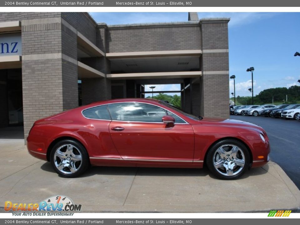2004 Bentley Continental GT Umbrian Red / Portland Photo #2