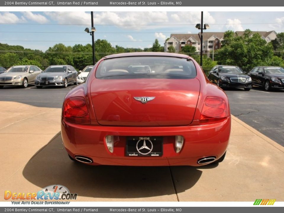 2004 Bentley Continental GT Umbrian Red / Portland Photo #9