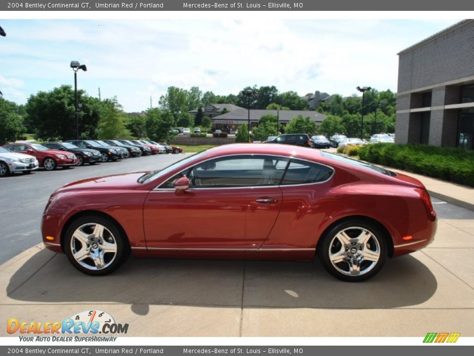 2004 Bentley Continental GT Umbrian Red / Portland Photo #11