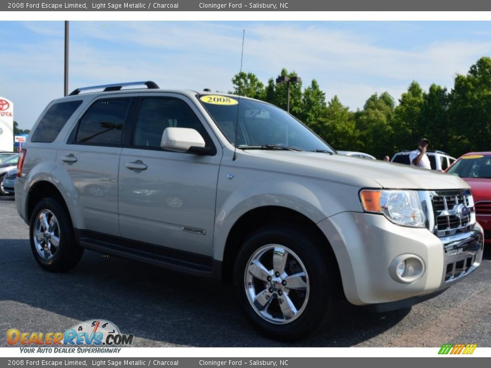 2008 Ford Escape Limited Light Sage Metallic / Charcoal Photo #1