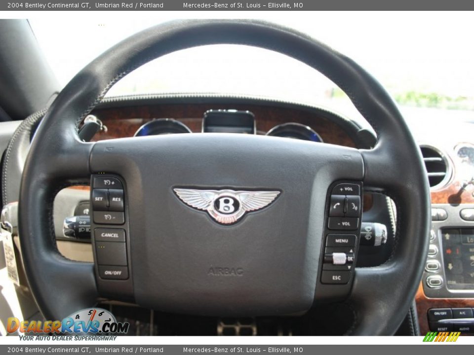 2004 Bentley Continental GT Umbrian Red / Portland Photo #18