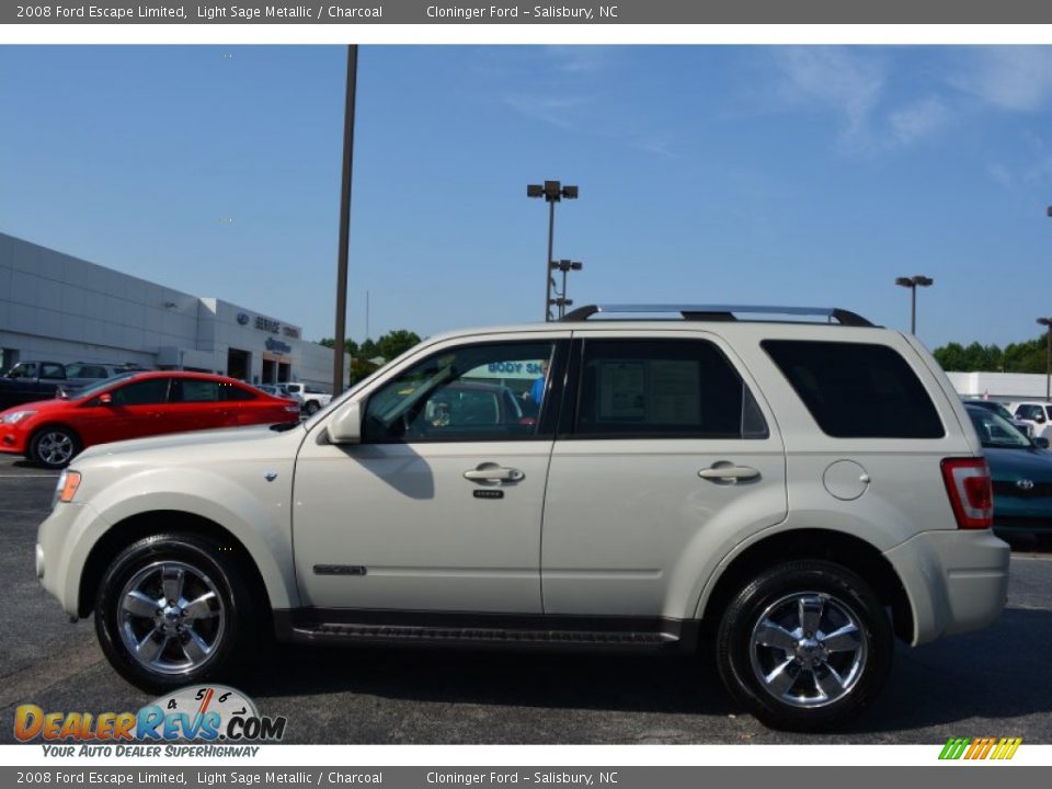 2008 Ford Escape Limited Light Sage Metallic / Charcoal Photo #6