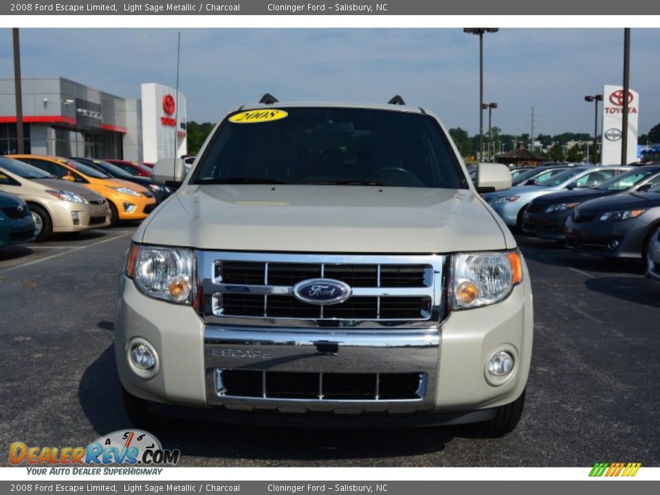 2008 Ford Escape Limited Light Sage Metallic / Charcoal Photo #7