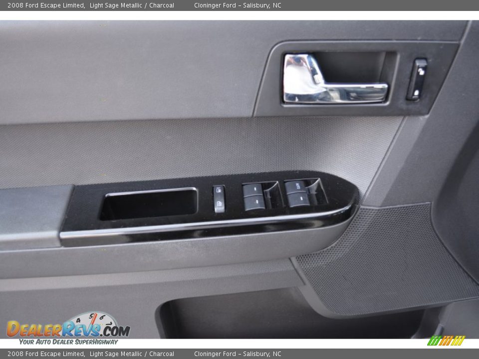 2008 Ford Escape Limited Light Sage Metallic / Charcoal Photo #8