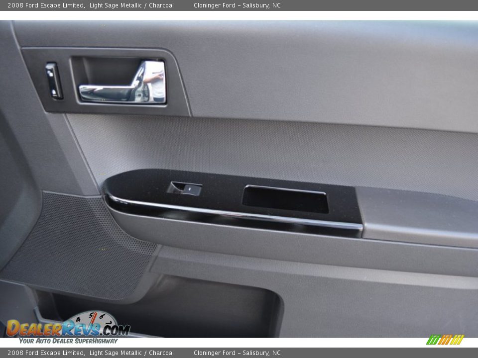 2008 Ford Escape Limited Light Sage Metallic / Charcoal Photo #14