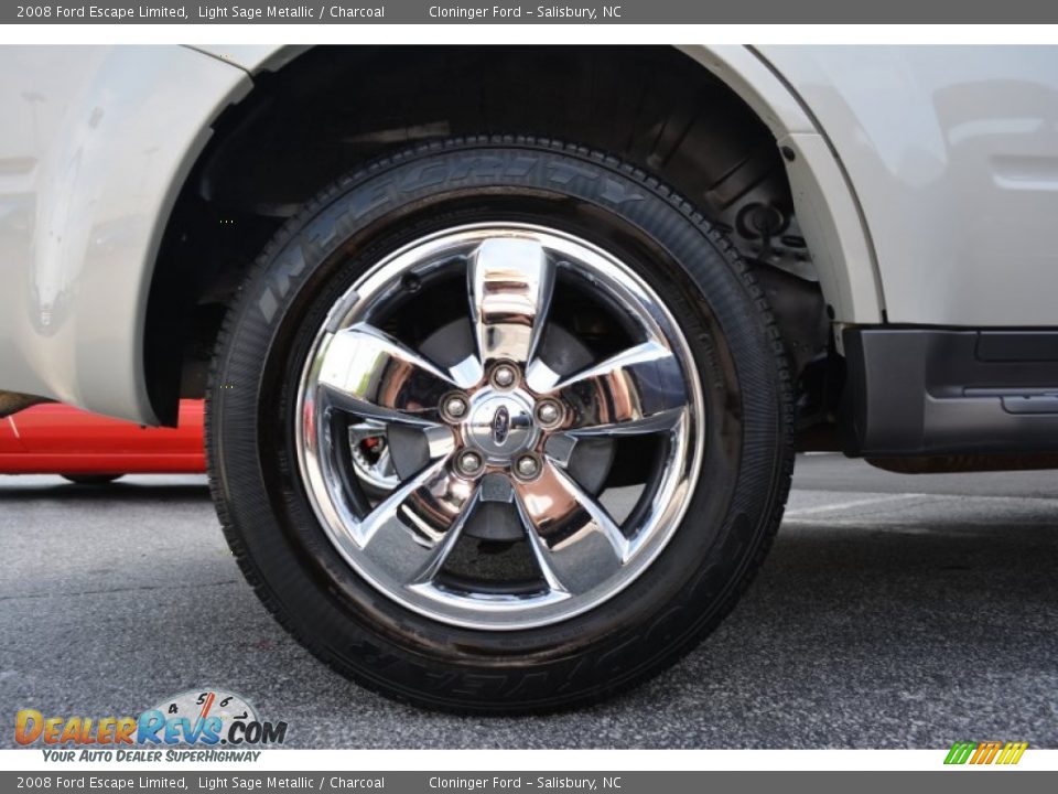 2008 Ford Escape Limited Light Sage Metallic / Charcoal Photo #17