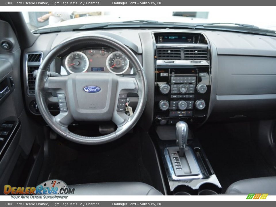 2008 Ford Escape Limited Light Sage Metallic / Charcoal Photo #18