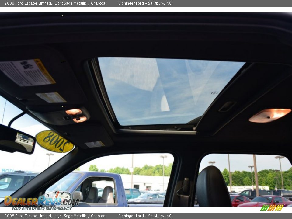 2008 Ford Escape Limited Light Sage Metallic / Charcoal Photo #20