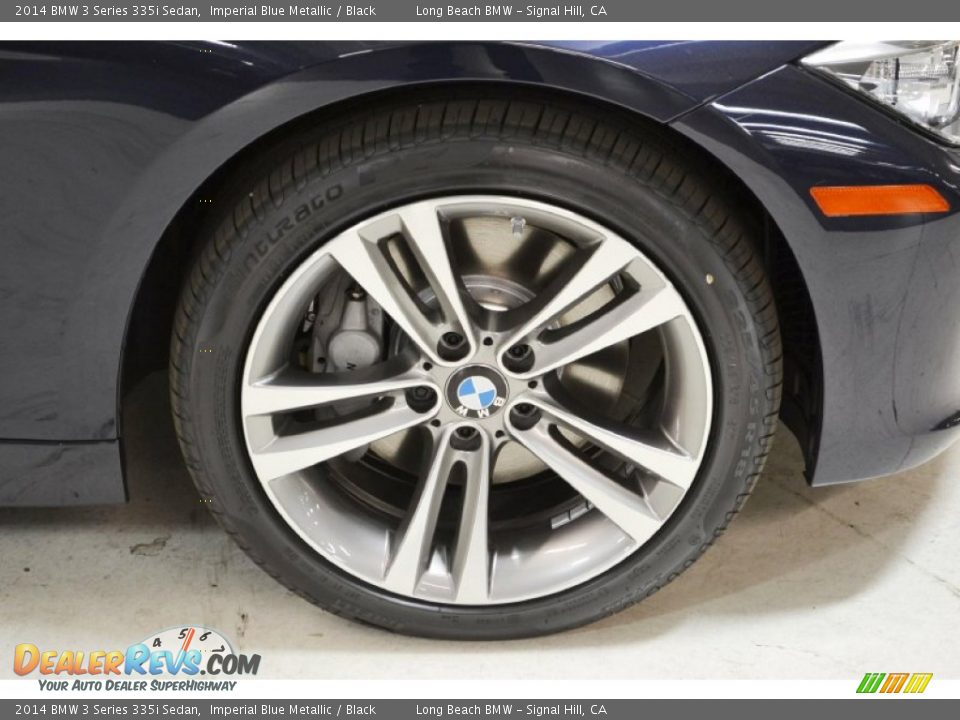 2014 BMW 3 Series 335i Sedan Imperial Blue Metallic / Black Photo #3