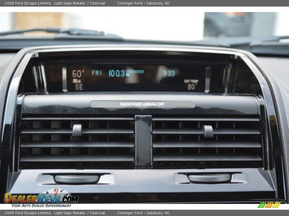 2008 Ford Escape Limited Light Sage Metallic / Charcoal Photo #22