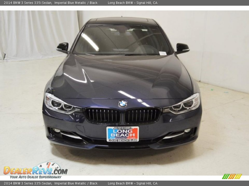 2014 BMW 3 Series 335i Sedan Imperial Blue Metallic / Black Photo #4