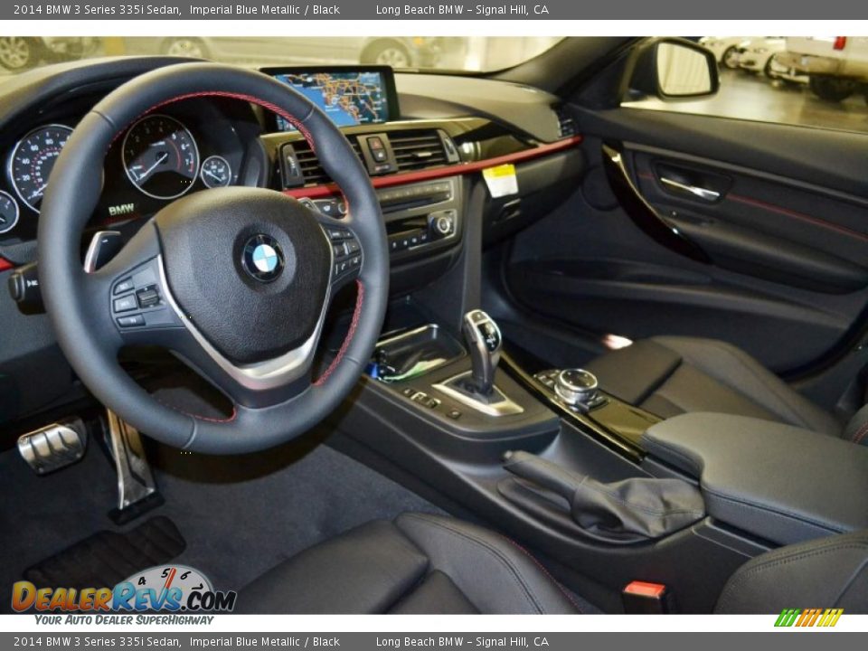 2014 BMW 3 Series 335i Sedan Imperial Blue Metallic / Black Photo #6