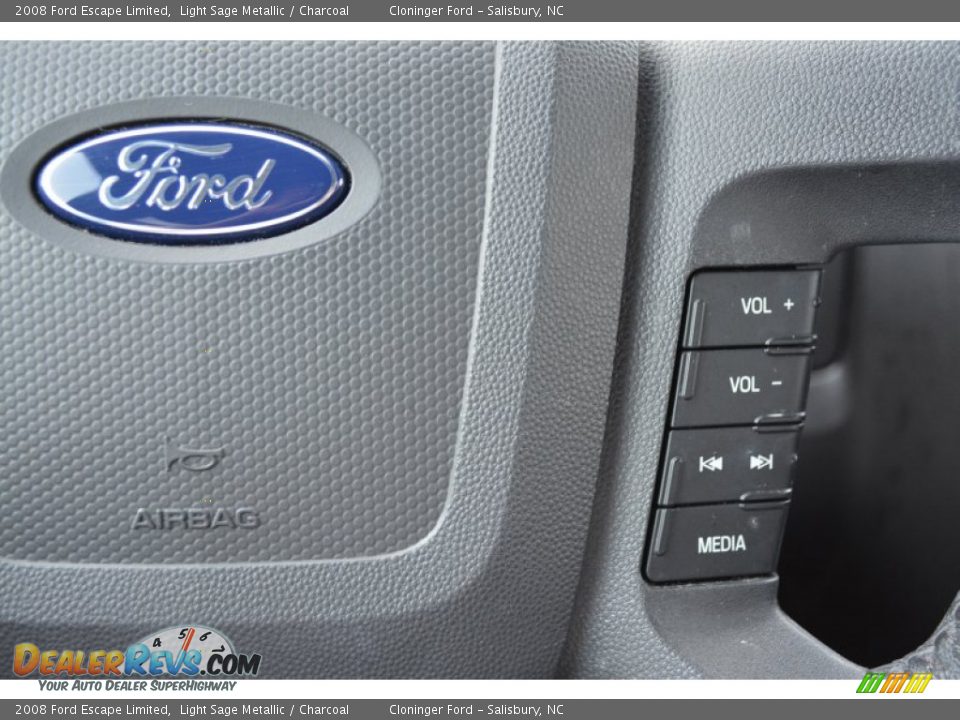 2008 Ford Escape Limited Light Sage Metallic / Charcoal Photo #27
