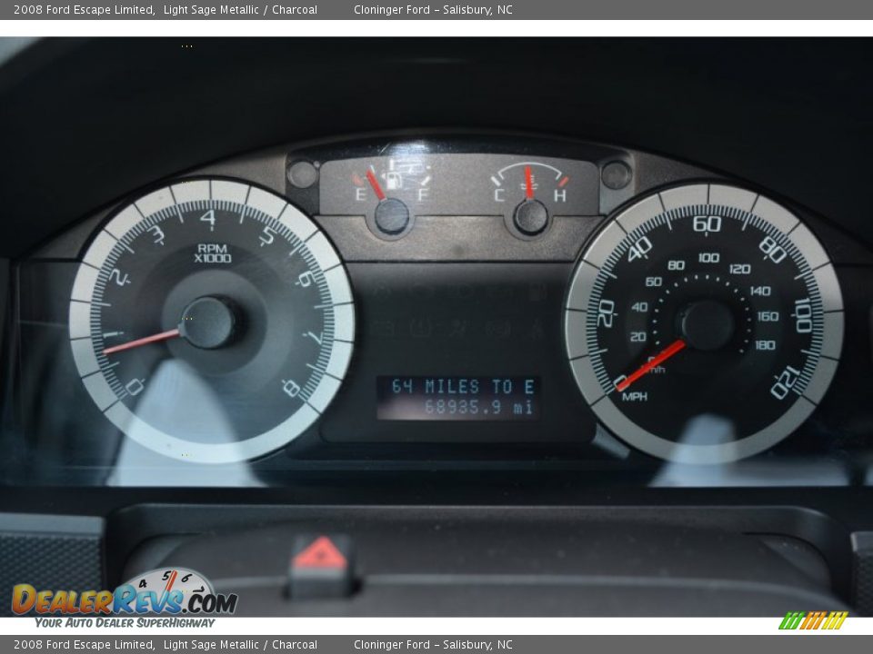 2008 Ford Escape Limited Light Sage Metallic / Charcoal Photo #28