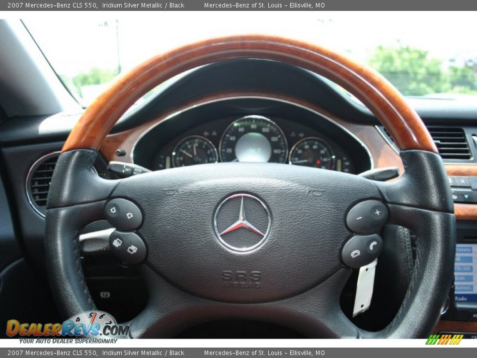 2007 Mercedes-Benz CLS 550 Iridium Silver Metallic / Black Photo #18