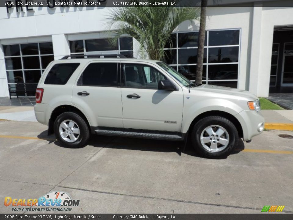 2008 Ford Escape XLT V6 Light Sage Metallic / Stone Photo #2