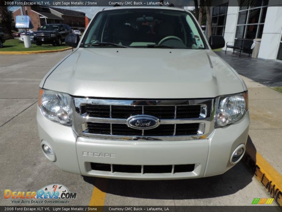 2008 Ford Escape XLT V6 Light Sage Metallic / Stone Photo #4