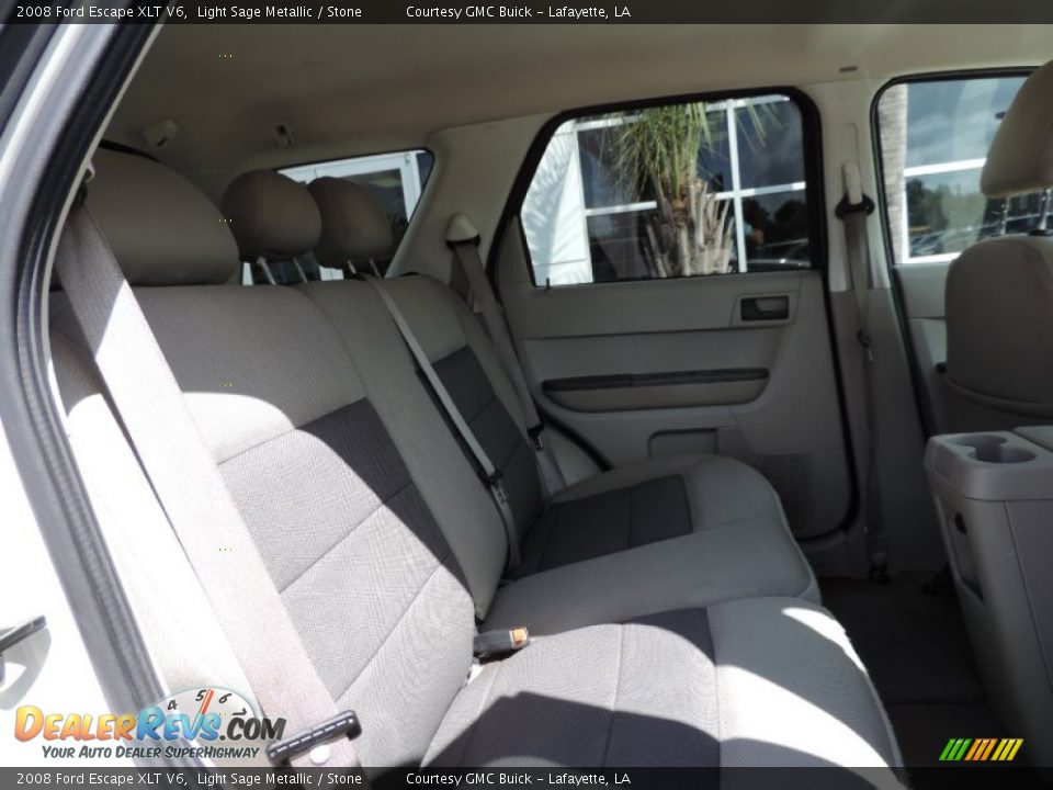 2008 Ford Escape XLT V6 Light Sage Metallic / Stone Photo #9