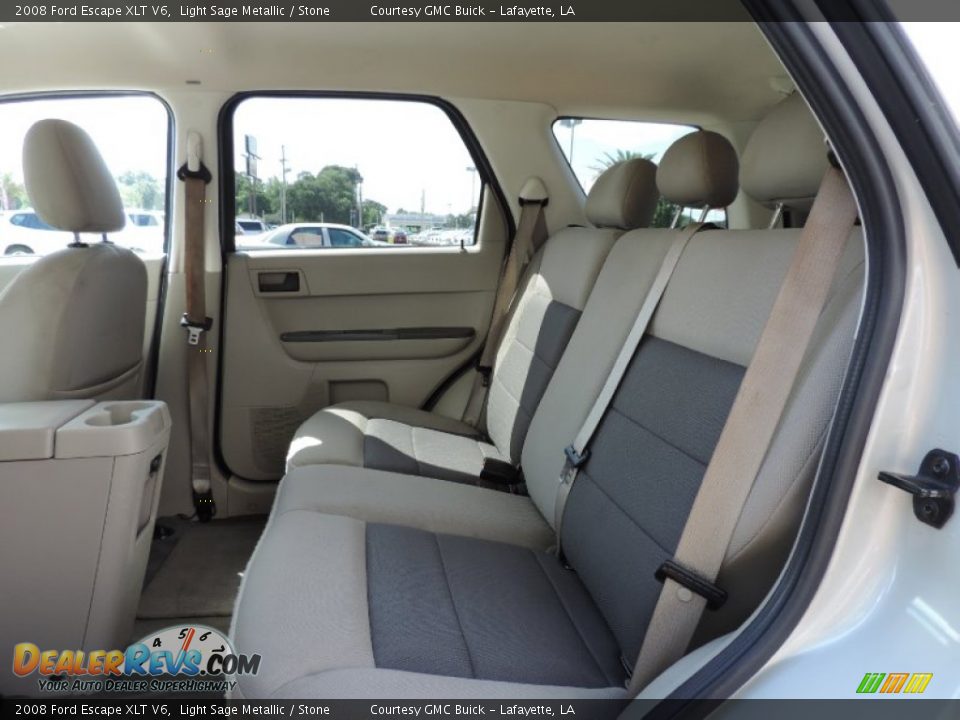 2008 Ford Escape XLT V6 Light Sage Metallic / Stone Photo #11
