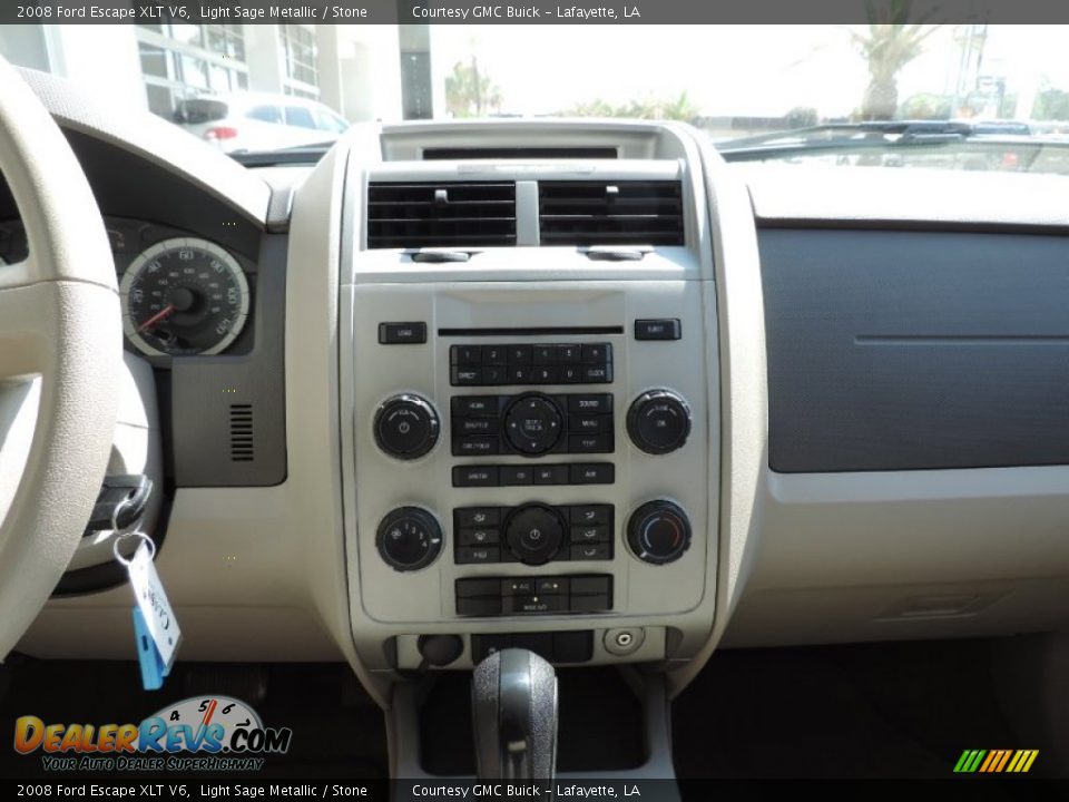 2008 Ford Escape XLT V6 Light Sage Metallic / Stone Photo #18