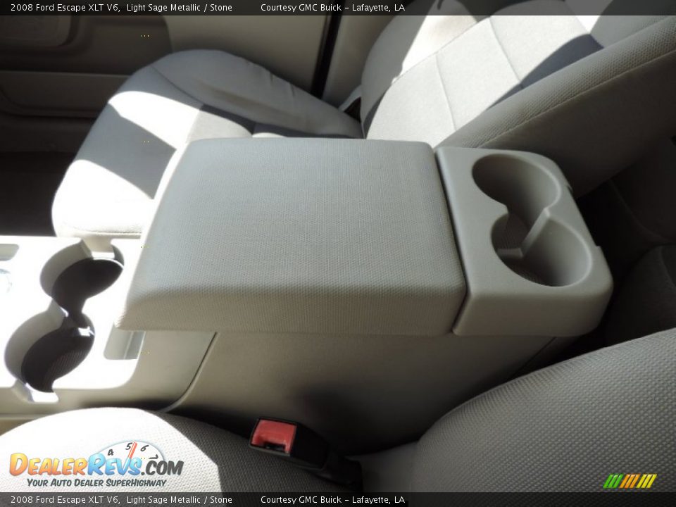 2008 Ford Escape XLT V6 Light Sage Metallic / Stone Photo #22