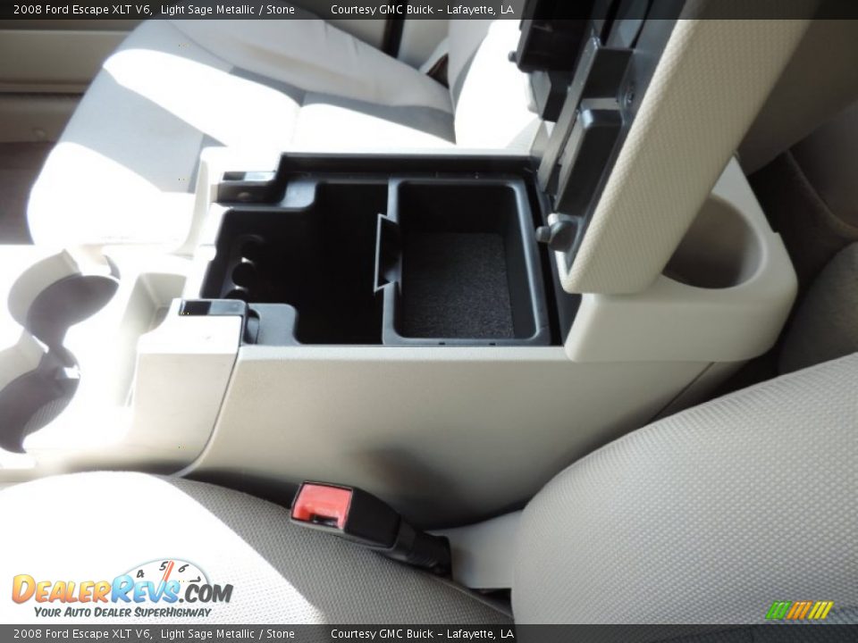 2008 Ford Escape XLT V6 Light Sage Metallic / Stone Photo #23