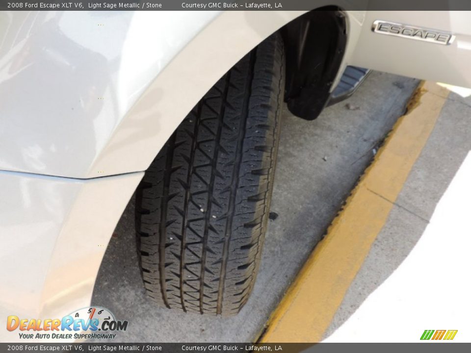 2008 Ford Escape XLT V6 Light Sage Metallic / Stone Photo #26