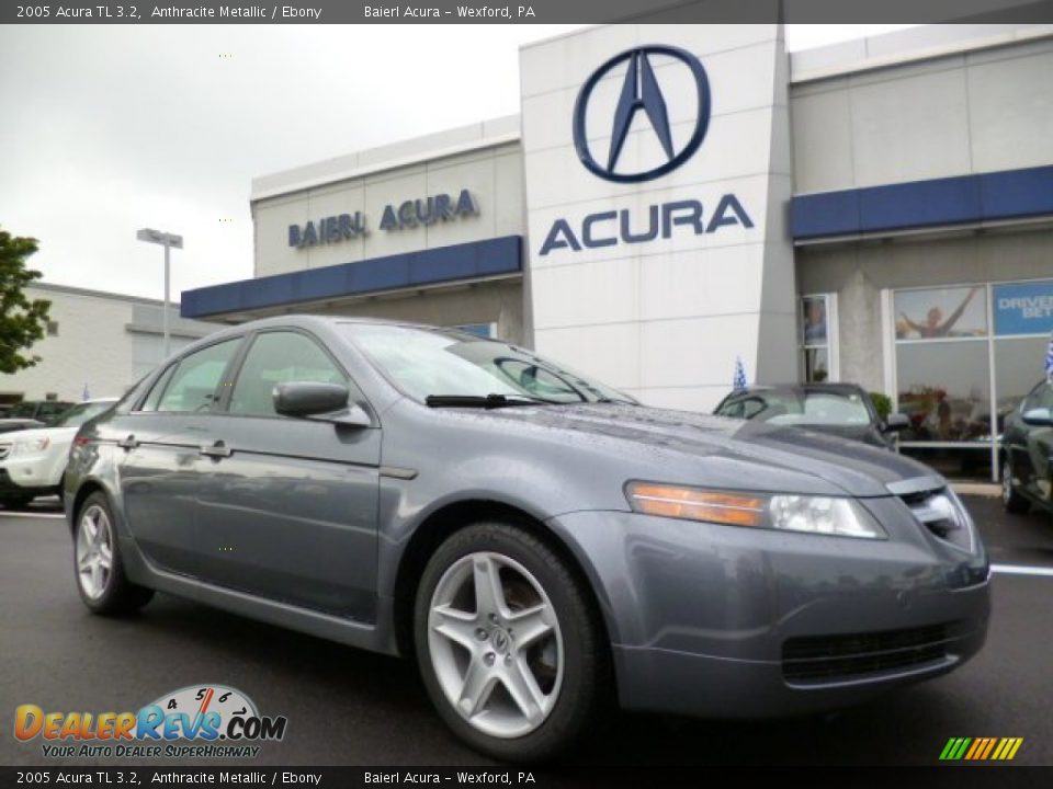 2005 Acura TL 3.2 Anthracite Metallic / Ebony Photo #1