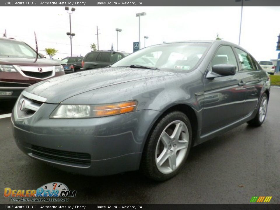 2005 Acura TL 3.2 Anthracite Metallic / Ebony Photo #3