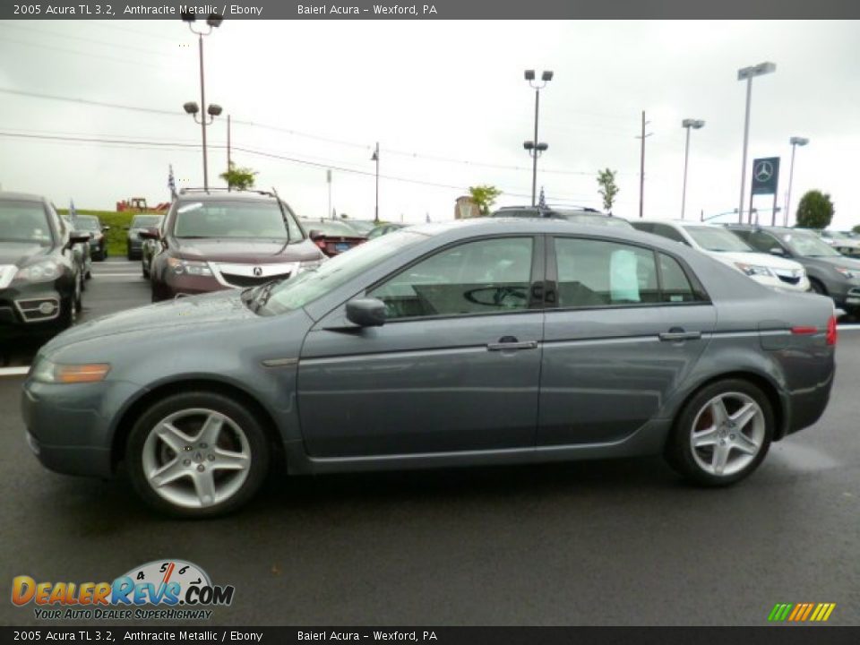 2005 Acura TL 3.2 Anthracite Metallic / Ebony Photo #4