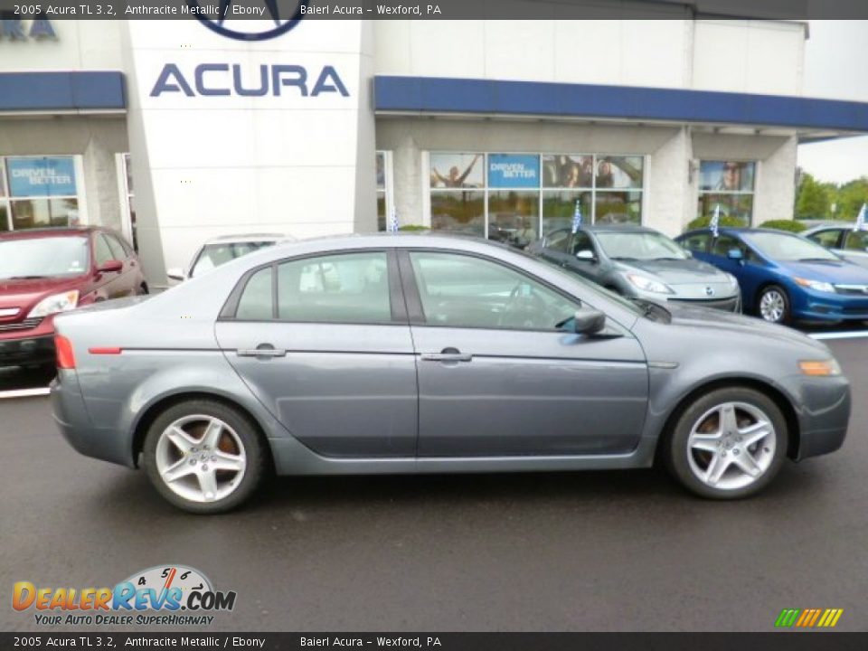 2005 Acura TL 3.2 Anthracite Metallic / Ebony Photo #8