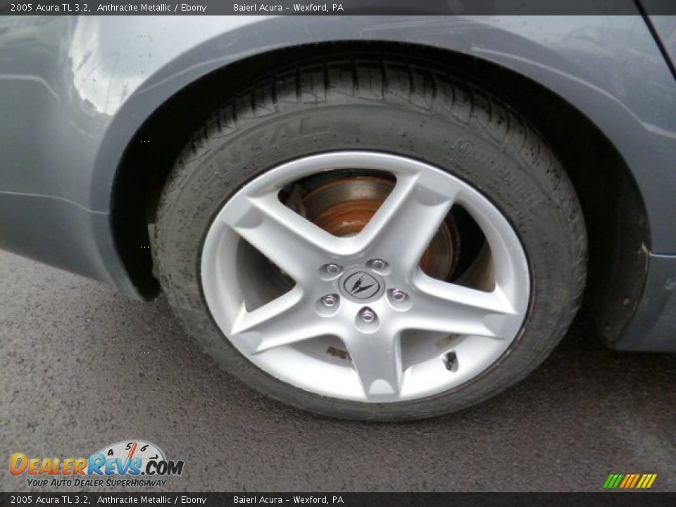 2005 Acura TL 3.2 Anthracite Metallic / Ebony Photo #9