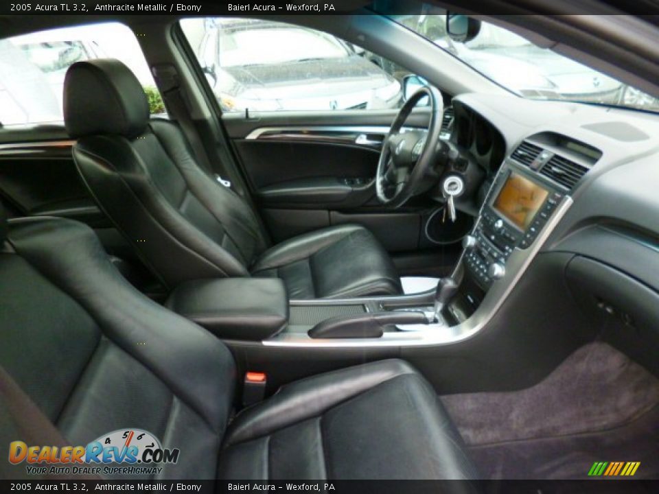 2005 Acura TL 3.2 Anthracite Metallic / Ebony Photo #10