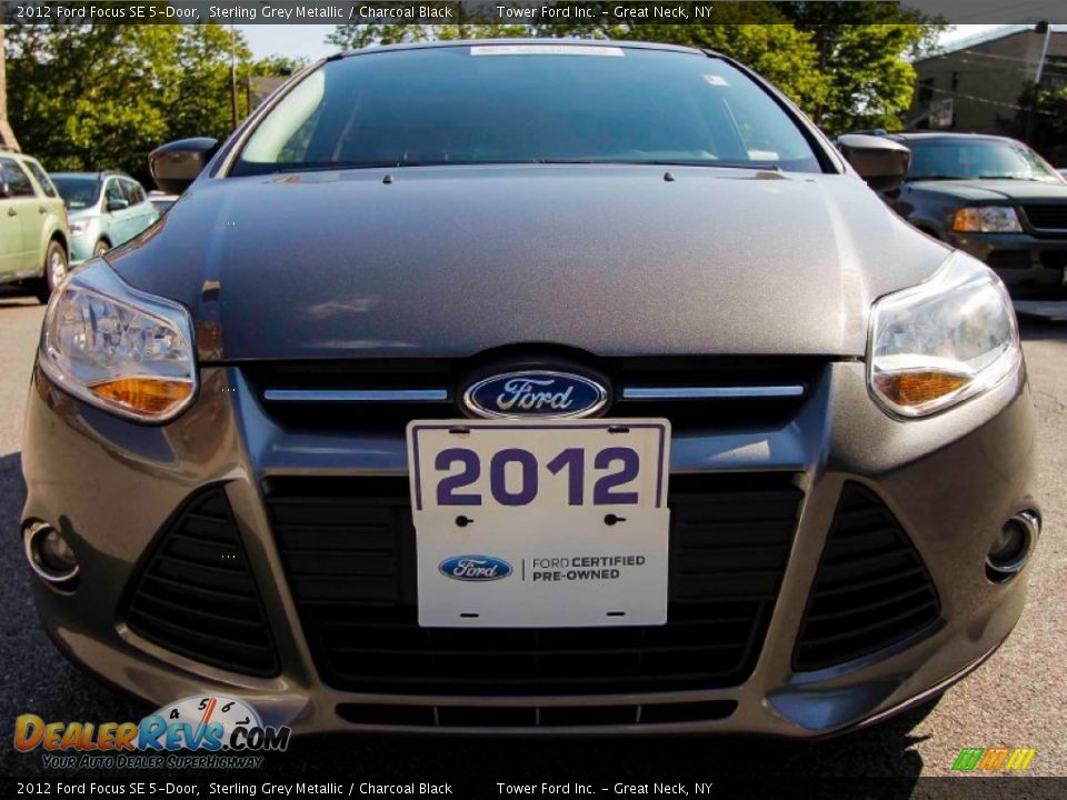 2012 Ford Focus SE 5-Door Sterling Grey Metallic / Charcoal Black Photo #2