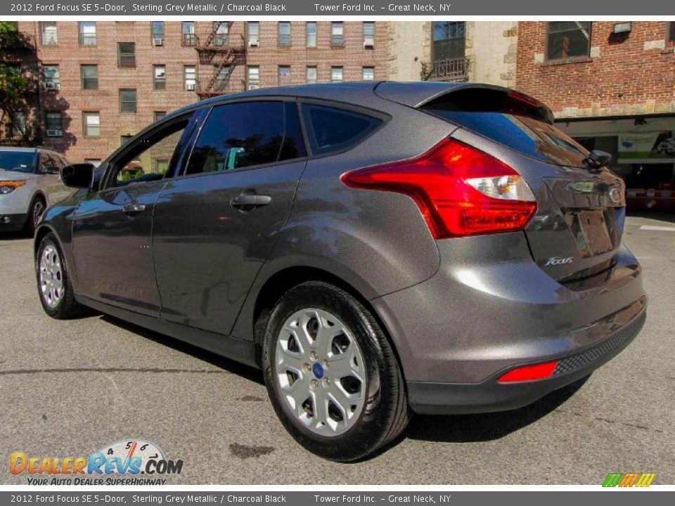 2012 Ford Focus SE 5-Door Sterling Grey Metallic / Charcoal Black Photo #4