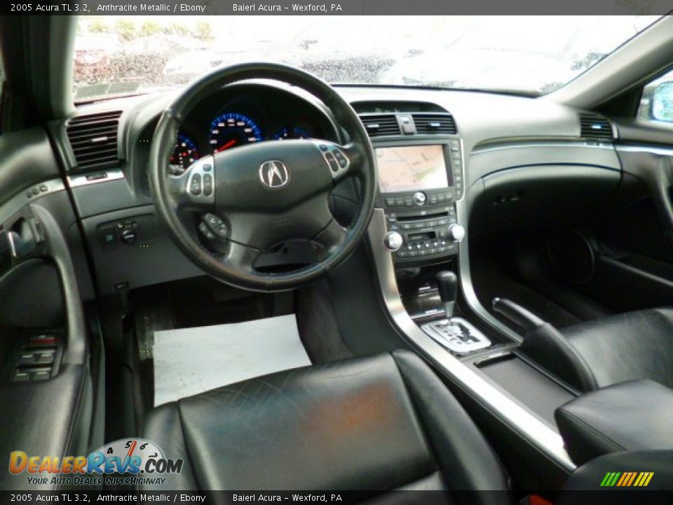 2005 Acura TL 3.2 Anthracite Metallic / Ebony Photo #14