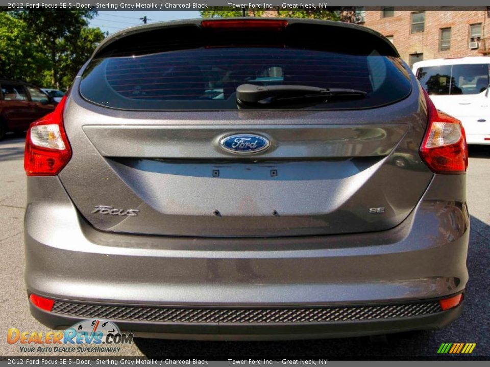 2012 Ford Focus SE 5-Door Sterling Grey Metallic / Charcoal Black Photo #5