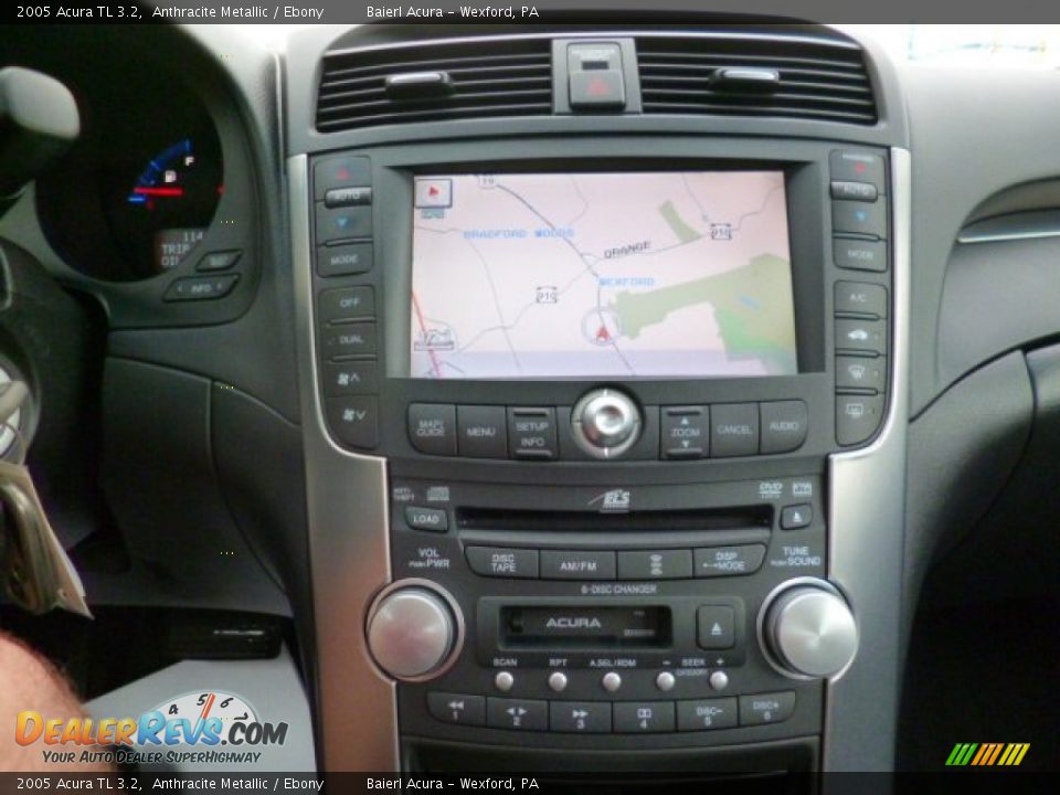 2005 Acura TL 3.2 Anthracite Metallic / Ebony Photo #17