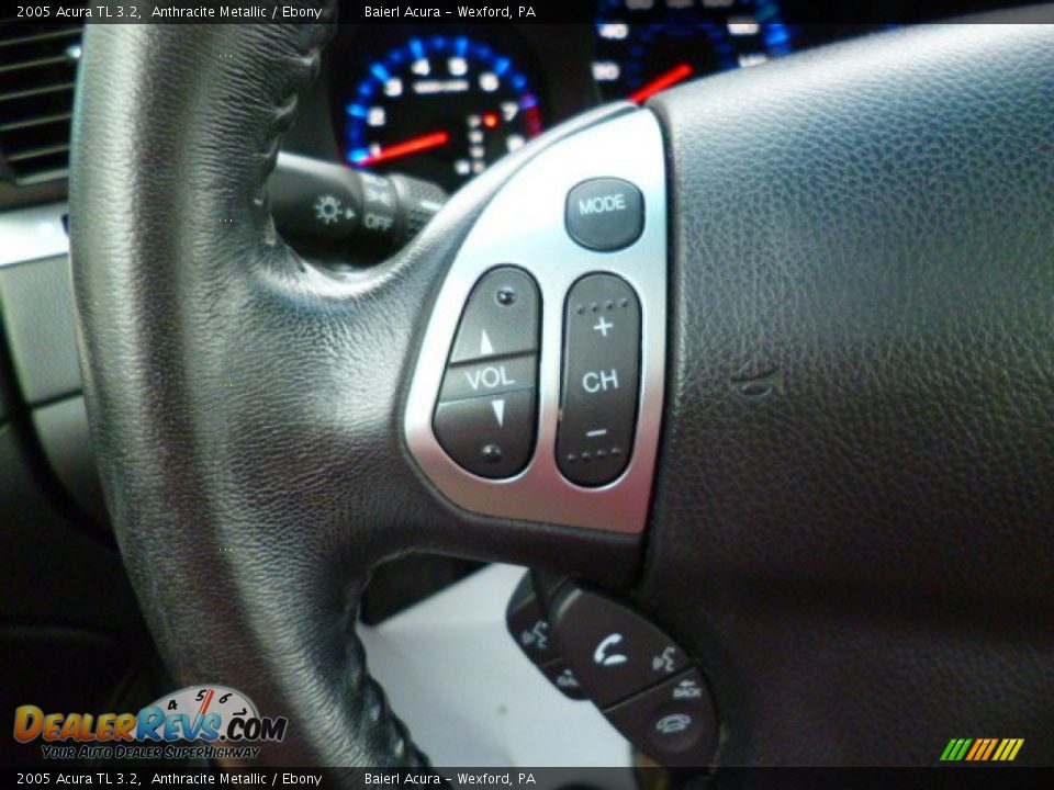 2005 Acura TL 3.2 Anthracite Metallic / Ebony Photo #18