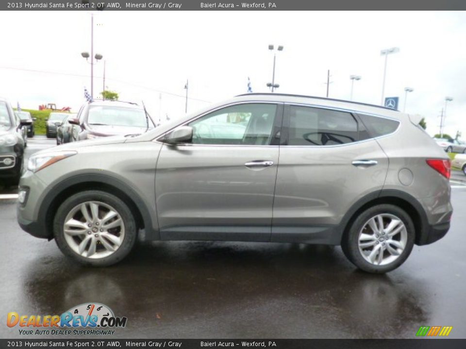 2013 Hyundai Santa Fe Sport 2.0T AWD Mineral Gray / Gray Photo #4