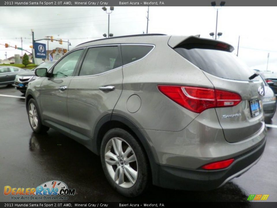 2013 Hyundai Santa Fe Sport 2.0T AWD Mineral Gray / Gray Photo #5
