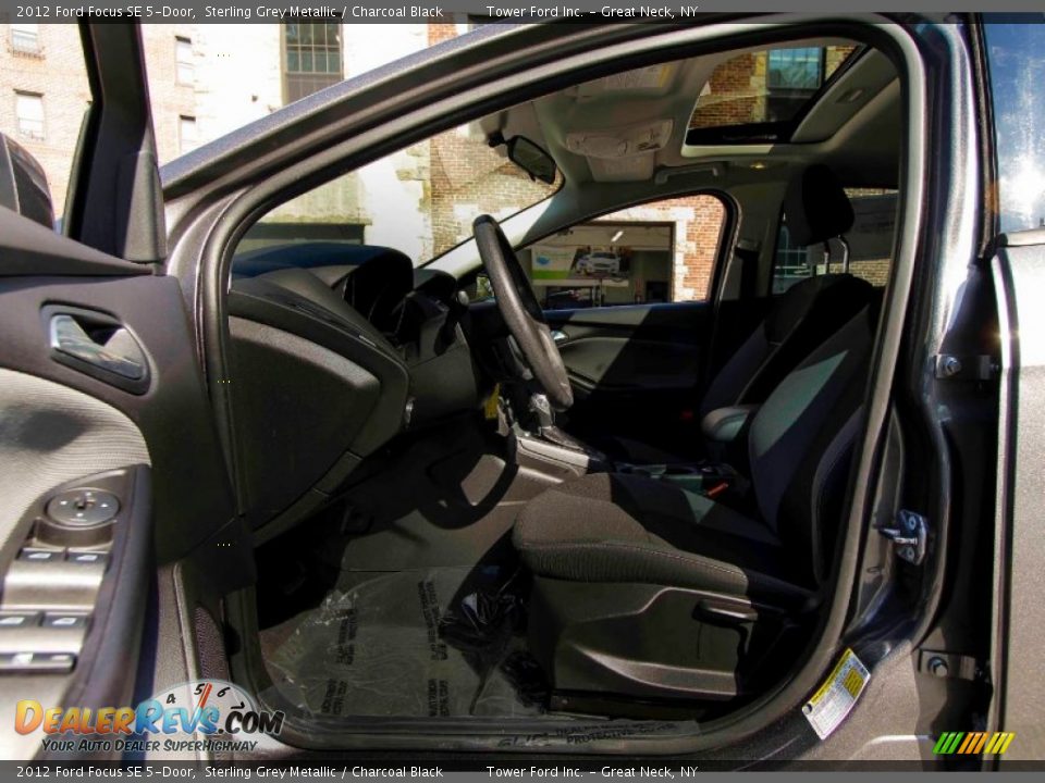 2012 Ford Focus SE 5-Door Sterling Grey Metallic / Charcoal Black Photo #14