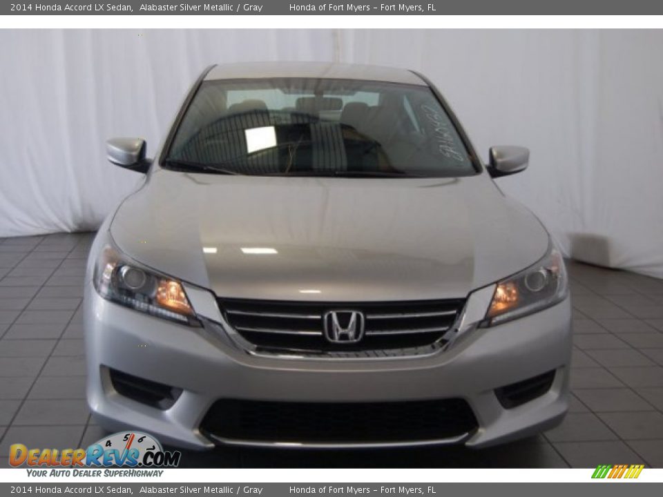 2014 Honda Accord LX Sedan Alabaster Silver Metallic / Gray Photo #2