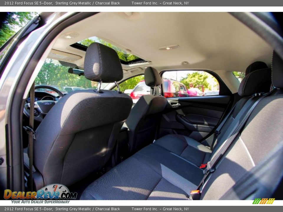 2012 Ford Focus SE 5-Door Sterling Grey Metallic / Charcoal Black Photo #25