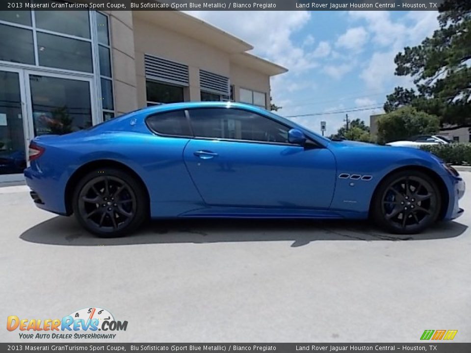 2013 Maserati GranTurismo Sport Coupe Blu Sofisticato (Sport Blue Metallic) / Bianco Pregiato Photo #11