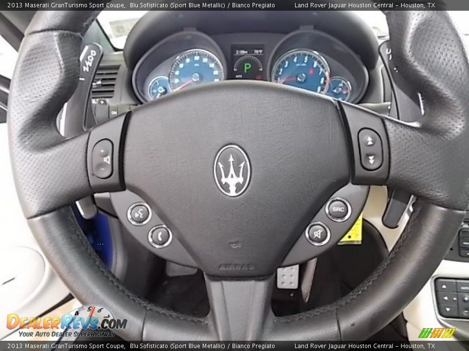 2013 Maserati GranTurismo Sport Coupe Steering Wheel Photo #13